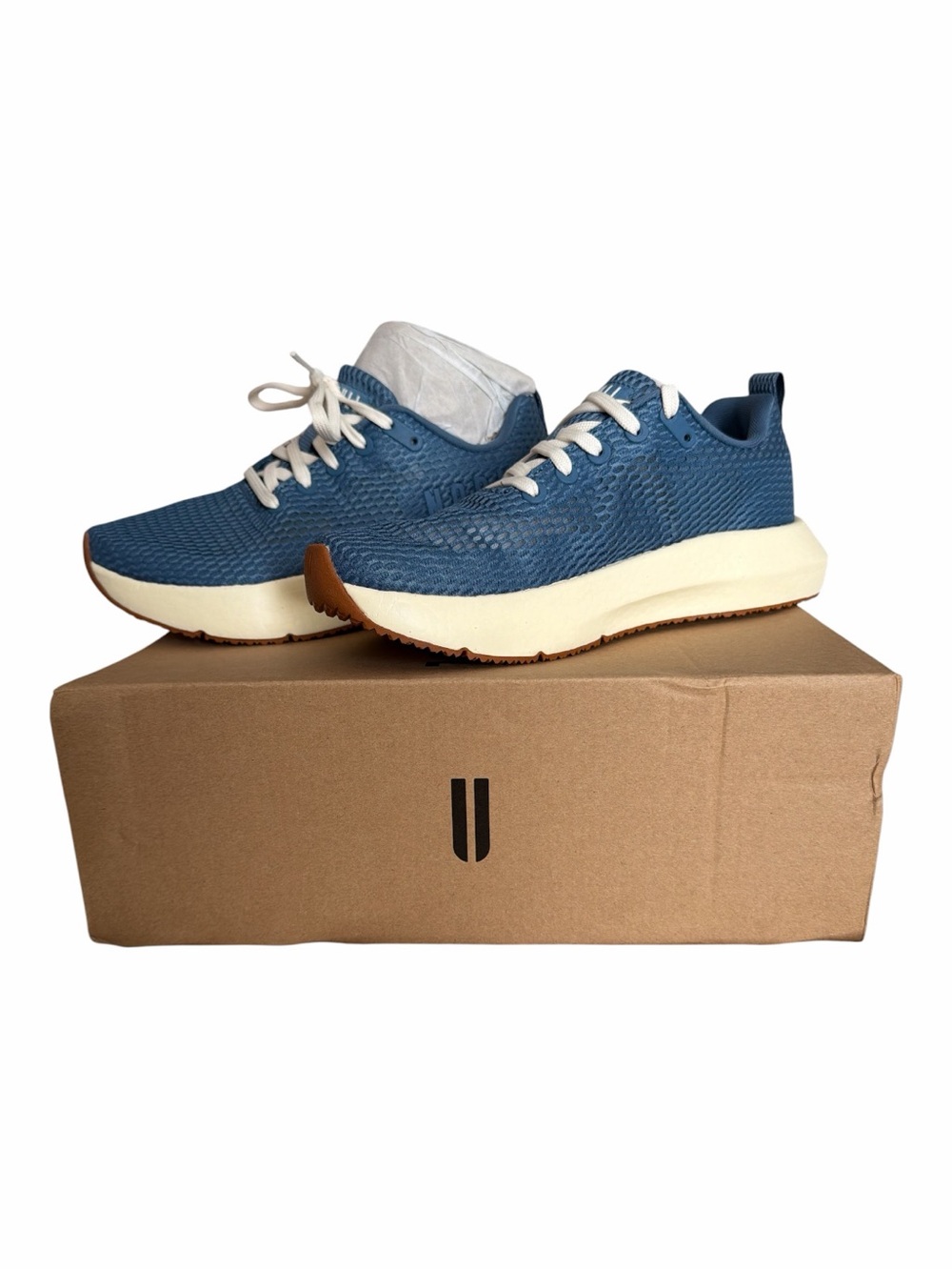 NWT NoBull Women’s Drive Mesh Hybrid Workout Shoe Mineral Blue Cream Size 7